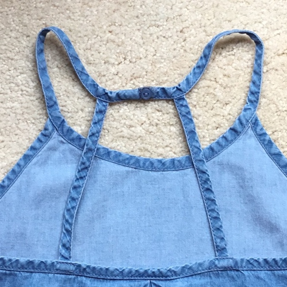 Arizona Jean Co. Demin Halter Top size 16 - Picture 4 of 5